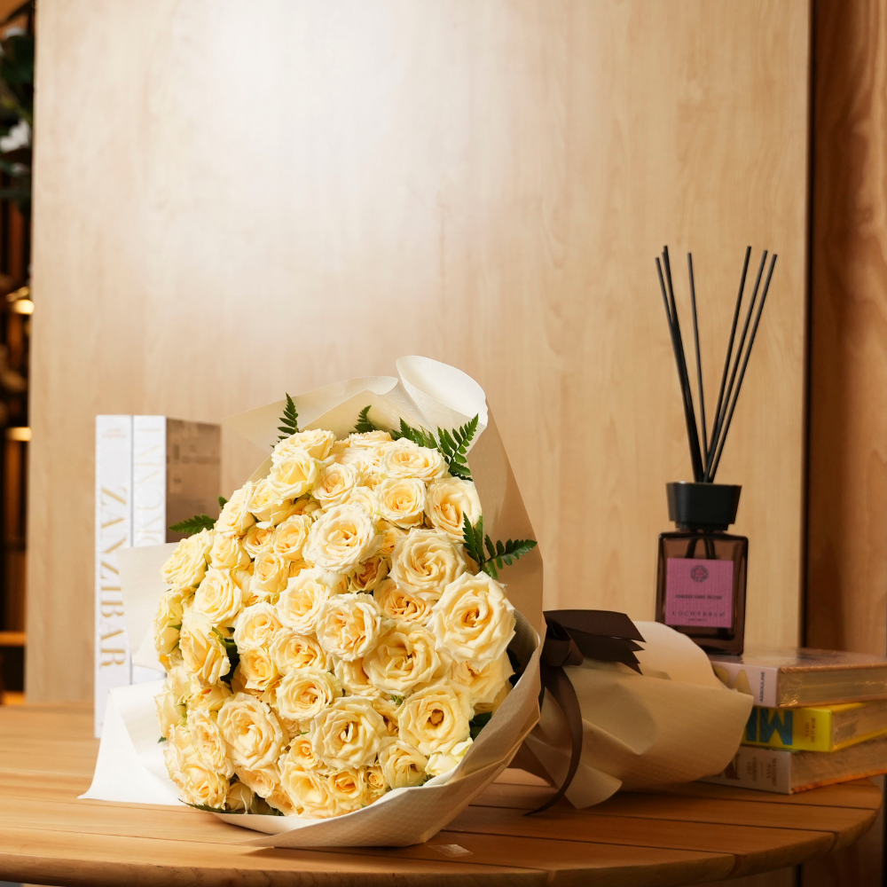 باقة بيبي روز أوف وايت