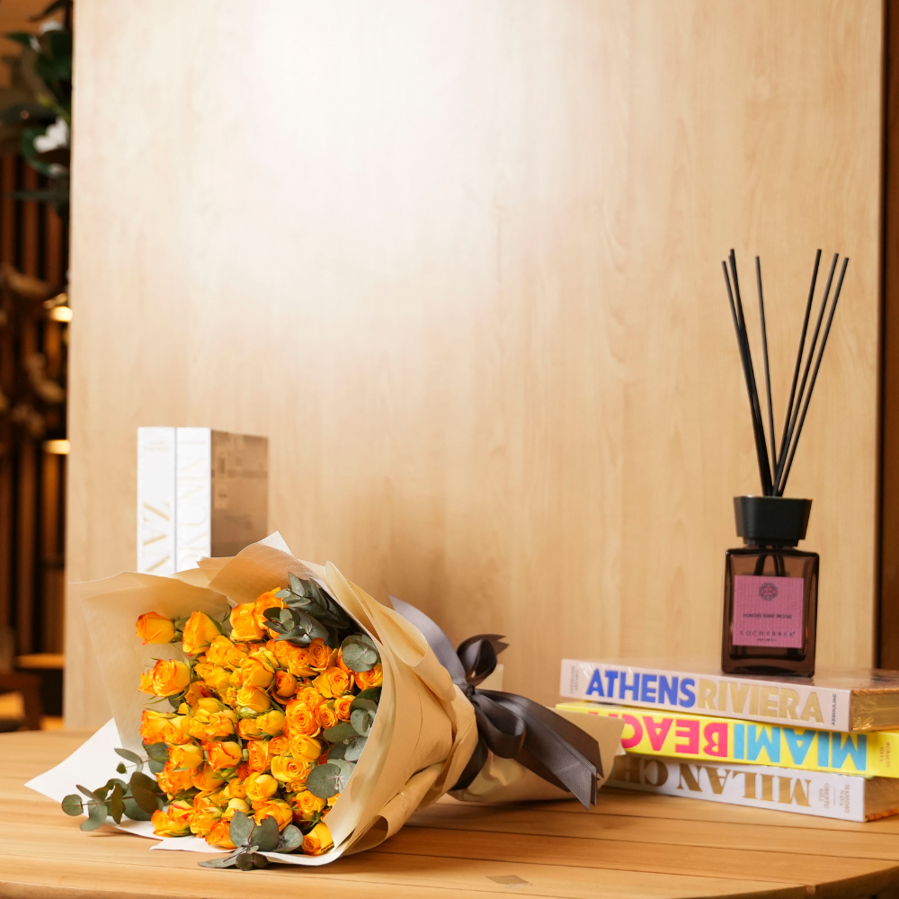 باقة بيبي روز باللون البرتقالي