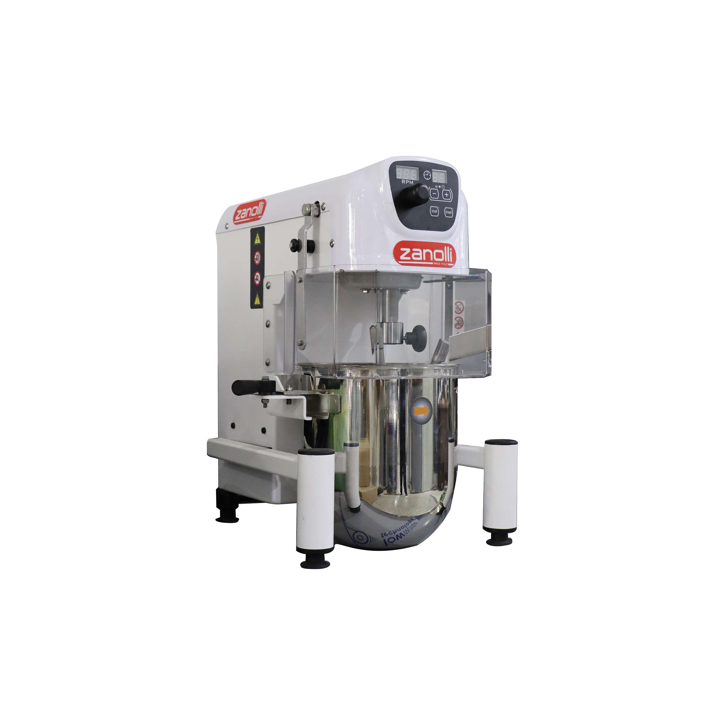 Zanolli SELENE10 Tabletop Planetary Mixer - 10L, Attachments Included