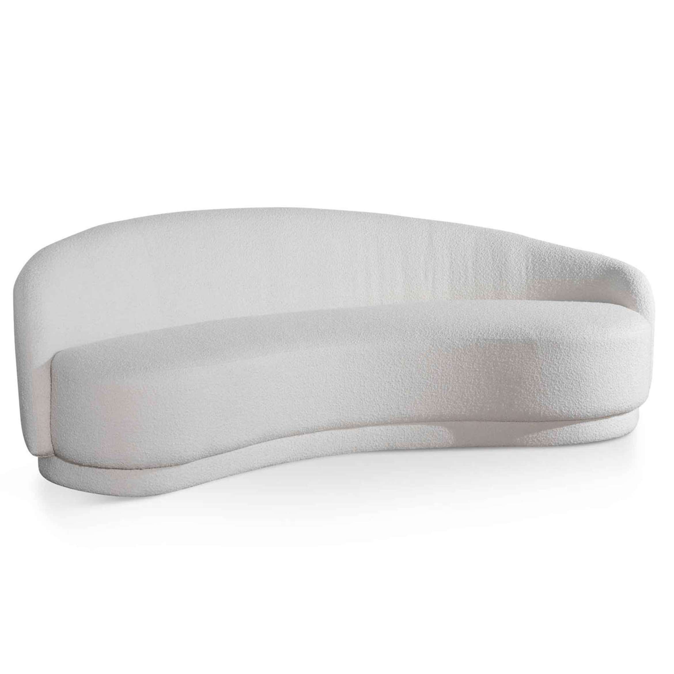 Loveseat (White)Light Gray
