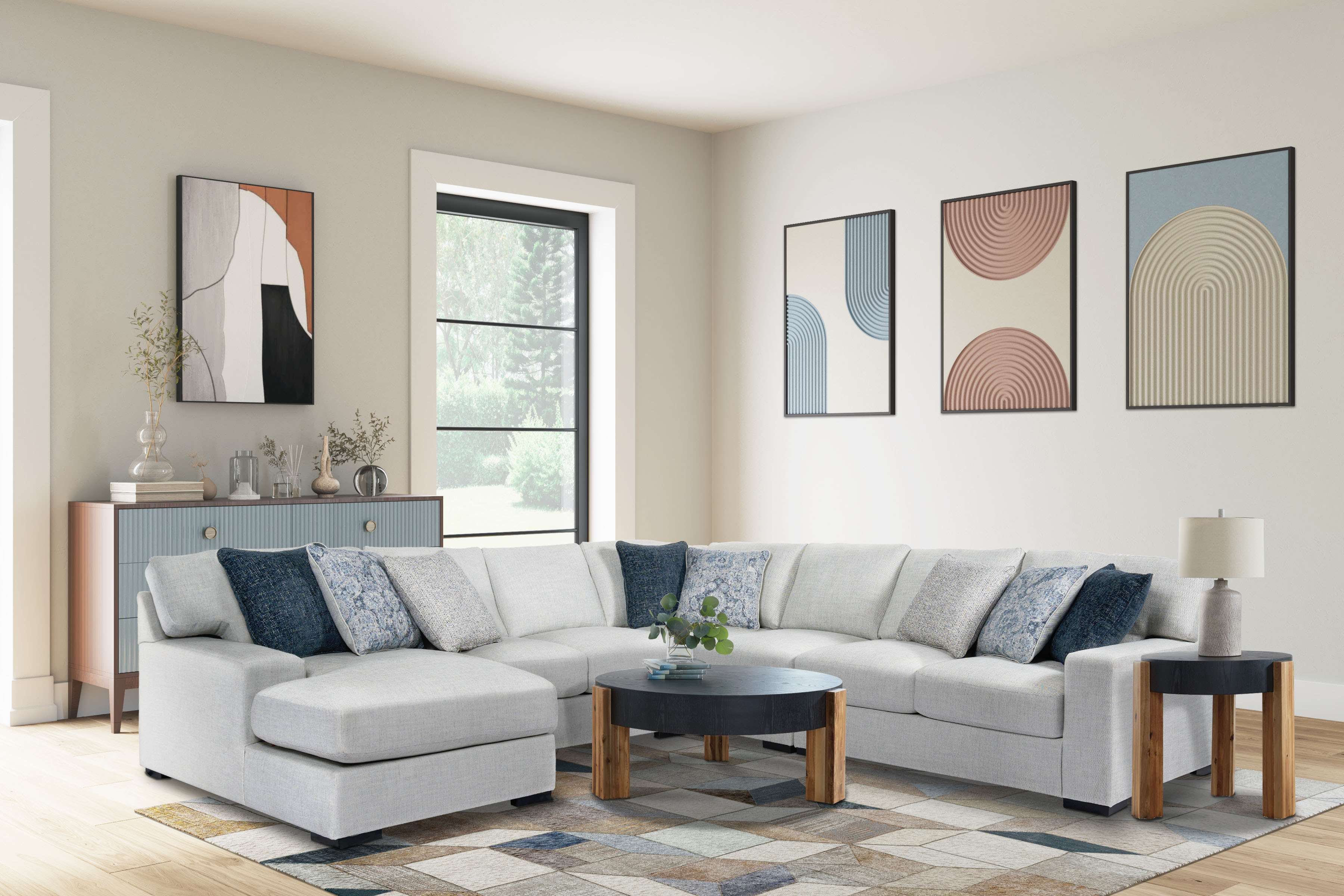 Celeste Sectional Sofa Set