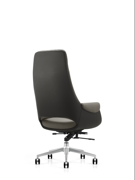 كرسي دوار ظهر طويل  LY2217A LIGHT GREY