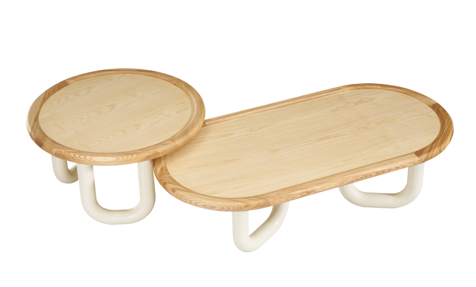 Breeze Natural طاولة قهوة ثنائيه