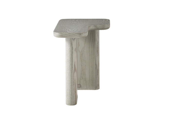 Grey Veneerطاولة جانبية