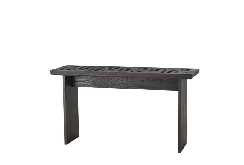 مدخل خشب داكن