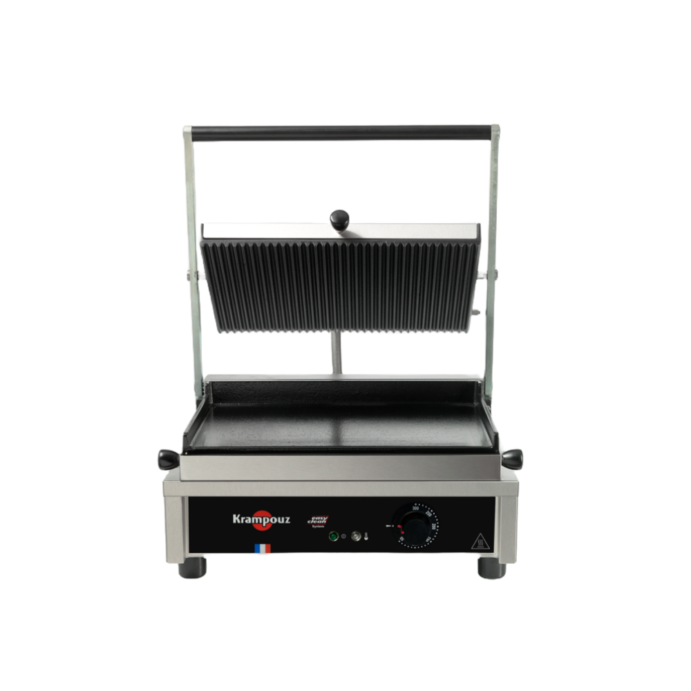 كرامبوز تحميص بانيني صفيحة مضلعة علوية/سفلية ناعمة