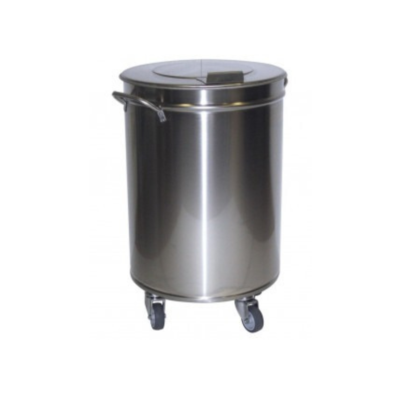 Inox Piave IP0002 Waste Bin Trolley Manual Lid