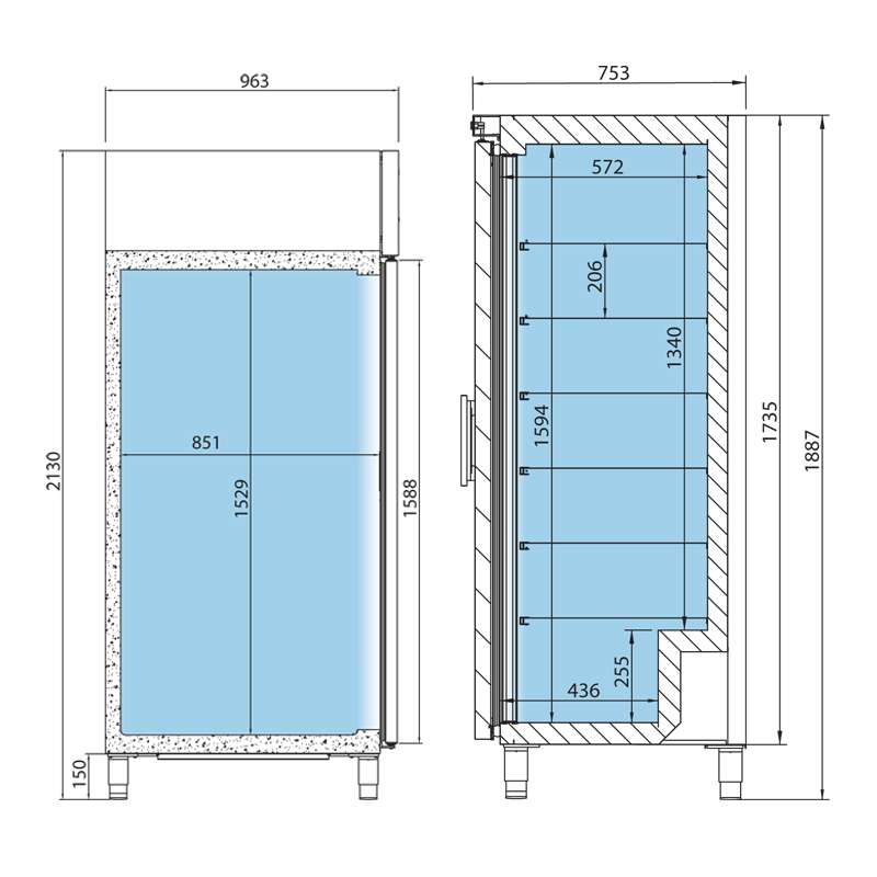 Infrico FC900BT Retarder Proofer Cabinet Single Door