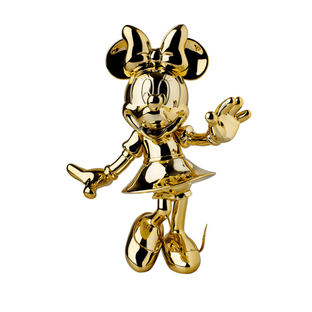 MINNIE WELCOME CHROMED GOLD - 31 cm