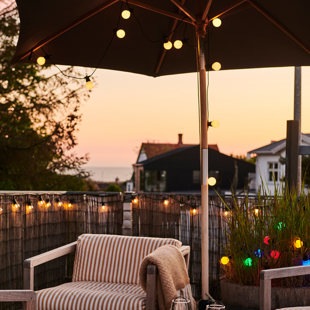 SIRIUS لوكاس شريط إضاءة LED بالطاقة الشمسية مع 10 لمبات